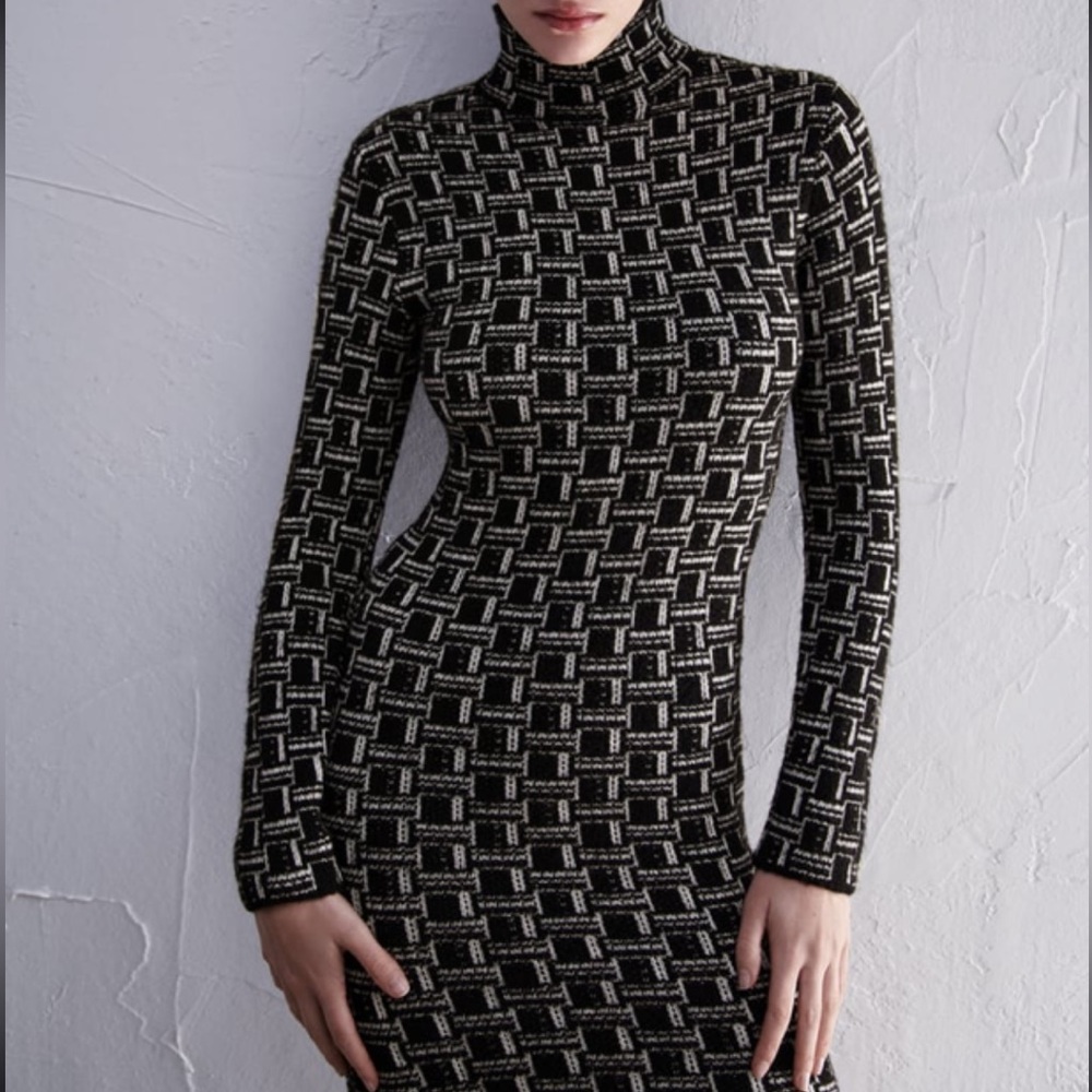 ZARA Jacquard Dress